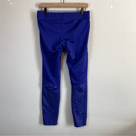 Under Armour Blue Purple Leggings Pull On Stretchy - Picture 2 of 5